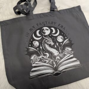 "In My Fantasy Era" Large Bookish Tote Bag